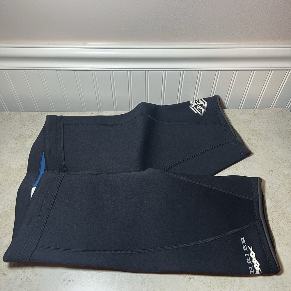 Vintage Ski Warm 3/2mm Flatlock Stitched Neoprene Barrier Wetsuit Shorts Large